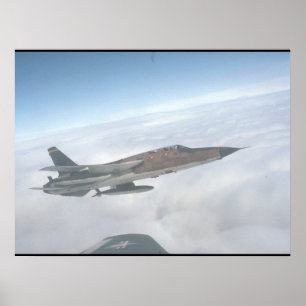 Republiek F-105 Thunderchief_Militair Vliegtuig Poster