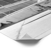 Republiek F-84F op de oprijplaat op Moffett Field Poster (Hoek)