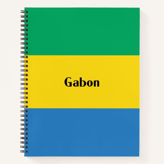 Republiek Gabon Notitieboek (Voorkant)