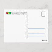 Republiek GUYANA Briefkaart (Achterkant)