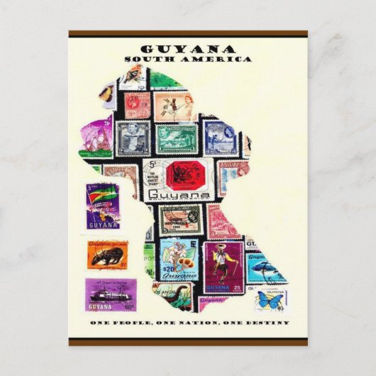 Republiek GUYANA Briefkaart (Voorkant)