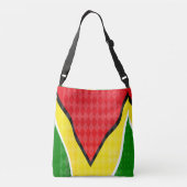 Republiek Guyana Jubilee Crossbody Tas (Achterkant)