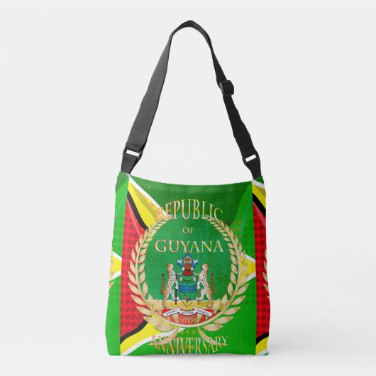 Republiek Guyana Jubilee Crossbody Tas (Voorkant)