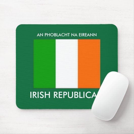 Republiek Ierland Mouse Mat Muismat (Met muis)
