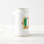 Republiek Ierland Vlag Schild Bierpul (Voorkant links)