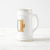 Republiek Ierland Vlag Schild Bierpul (Voorkant rechts)