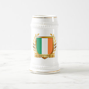 Republiek Ierland Vlag Schild Bierpul