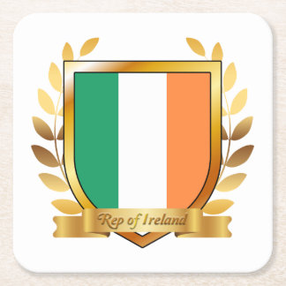 Republiek Ierland Vlag Schild Kartonnen Onderzetters