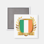 Republiek Ierland Vlag Schild Magneet (Voorkant / Achterkant)