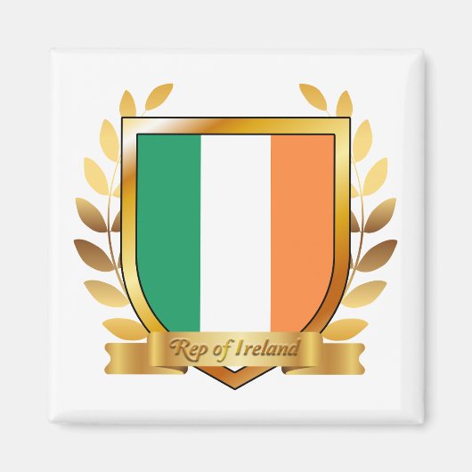 Republiek Ierland Vlag Schild Magneet (Voorkant)