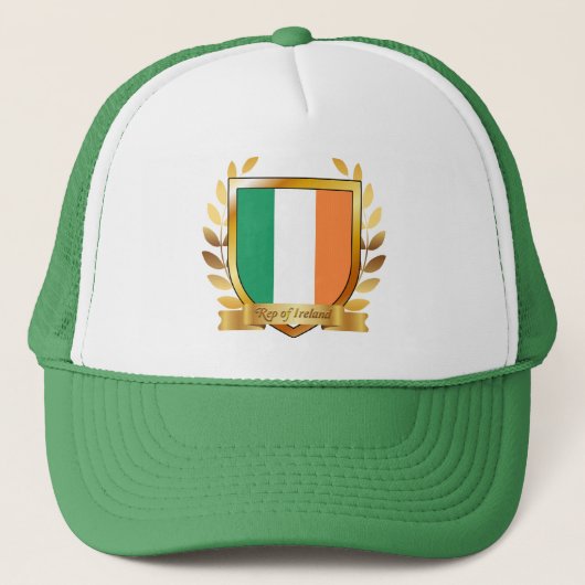 Republiek Ierland Vlag Schild Trucker Pet (Voorkant)