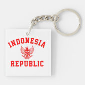 Republiek Indonesië Sleutelhanger (Achterkant)