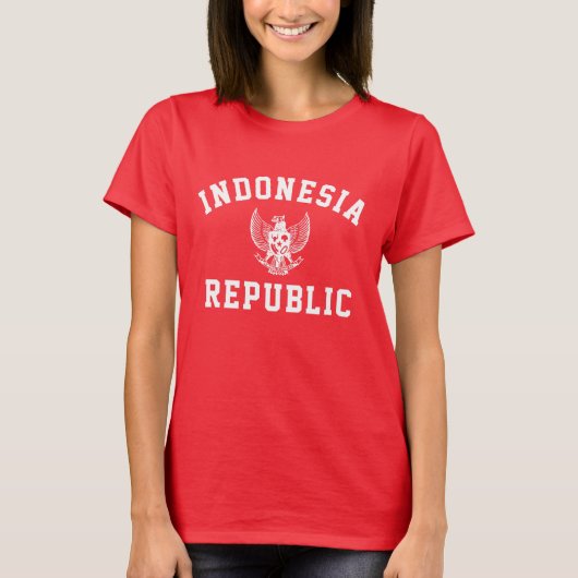 Republiek Indonesië T-shirt (Voorkant)
