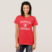 Republiek Indonesië T-shirt (Voorkant volledig)