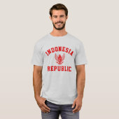 Republiek Indonesië T-shirt (Voorkant volledig)
