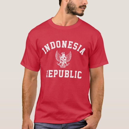 Republiek Indonesië T-shirt (Voorkant)