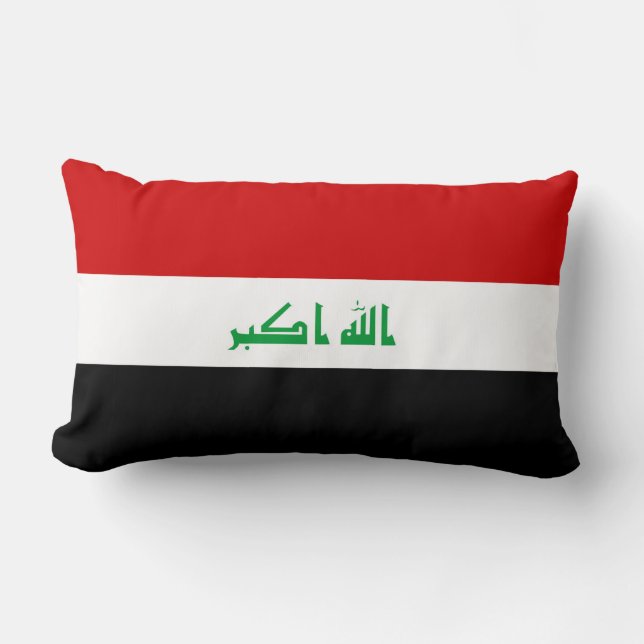 Republiek Irak land met lange vlag Kussen (Voorkant)