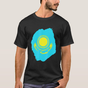 Republiek Kazachstan Qazaqstan Kazachse vlag Paard T-shirt