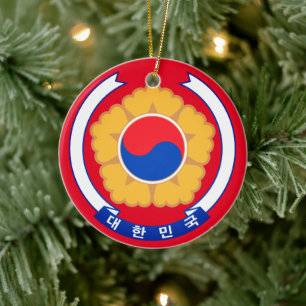 Republiek Korea Emblem Keramisch Ornament