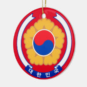 Republiek Korea Emblem Keramisch Ornament (Links)