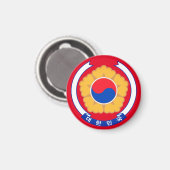 Republiek Korea Emblem Magneet (Voorkant / Achterkant)
