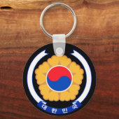 Republiek Korea Emblem Sleutelhanger (Achterkant)