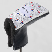 Republiek Korea Persoonlijk met de vlag van Zuid-K Golfheadcover (3/4 voorkant)