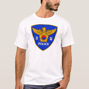 Republiek Korea Politiepatch T-shirt