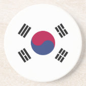 Republiek Korea Zandsteen Onderzetter (Voorkant)