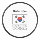 Republiek Korea Zuid-Koreaanse vlag gepersonalisee Hockey Puck (Voorkant)
