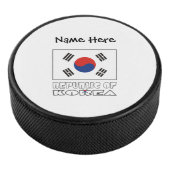 Republiek Korea Zuid-Koreaanse vlag gepersonalisee Hockey Puck (3/4)