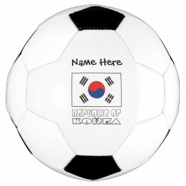 Republiek Korea Zuid-Koreaanse Vlag Gepersonalisee Voetbal