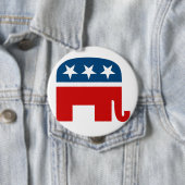 REPUBLIEK LOGO RONDE BUTTON 4,0 CM (In situ)