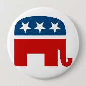 REPUBLIEK LOGO RONDE BUTTON 4,0 CM (Voorkant)