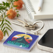 Republiek Mauritius Sleutelhanger (Voorkant Rechts)