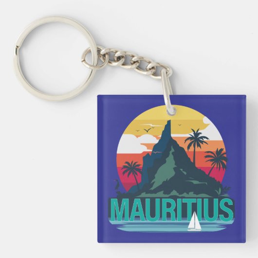 Republiek Mauritius Sleutelhanger (voorkant)