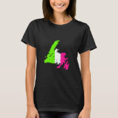 Republiek Newfoundland Dames T-Shirt (Voorkant)