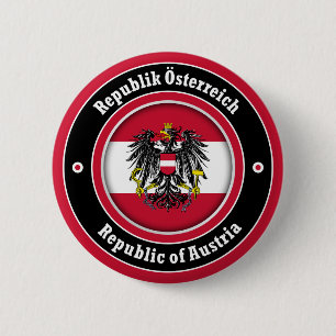 Republiek Oostenrijk Ronde Button 5,7 Cm