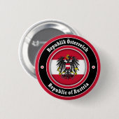 Republiek Oostenrijk Ronde Button 5,7 Cm (Voorkant /achterkant)
