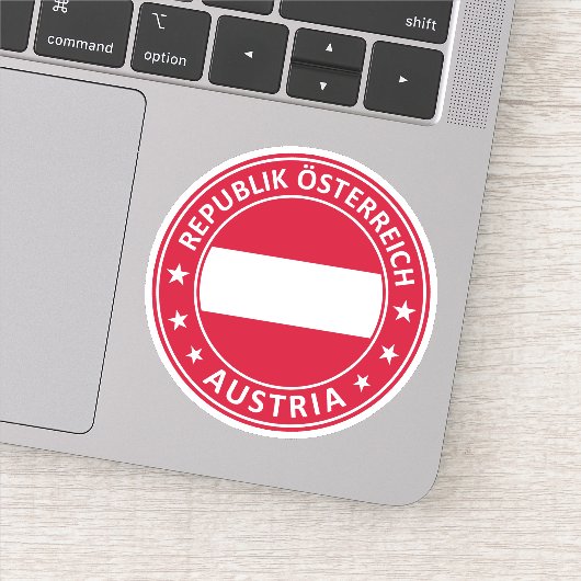 Republiek Oostenrijk Sticker (Detail)