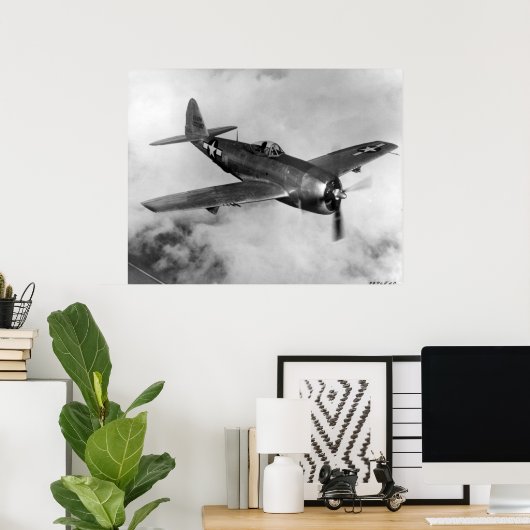 Republiek P-47 Thunderbolt Poster (Thuiskantoor)