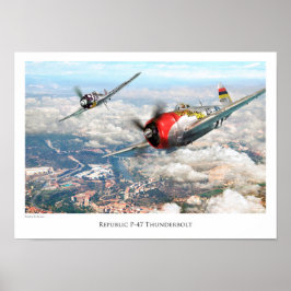 Republiek P-47 Thunderbolt Poster