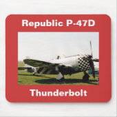 Republiek P-47D Thunderbolt Muismat (Voorkant)
