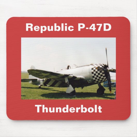 Republiek P-47D Thunderbolt Muismat (Voorkant)
