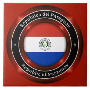 Republiek Paraguay Tegeltje