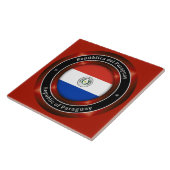 Republiek Paraguay Tegeltje (Zijkant)