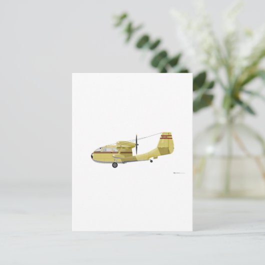 Republiek RC-3 Seabee Briefkaart (Staand voorkant)