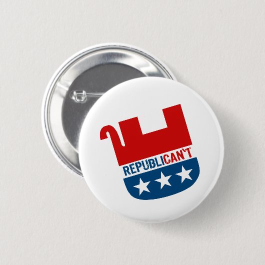 REPUBLIEK RONDE BUTTON 5,7 CM (Voorkant /achterkant)