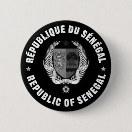 Republiek Senegal Ronde Button 5,7 Cm