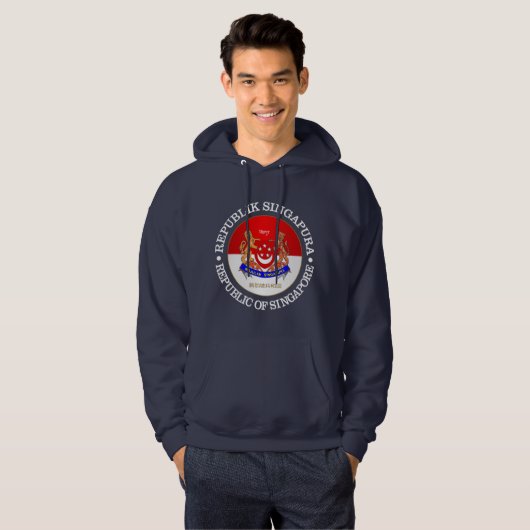 Republiek Singapore Hoodie (Voorkant volledig)